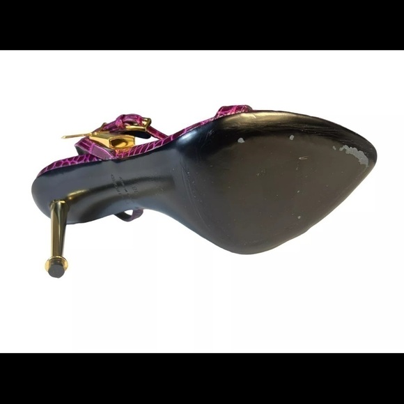 Tom Ford Burgundy and Gold Heels - Picture 13 of 16